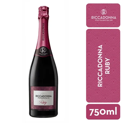 Espumante Italiano Riccadonna Ruby Rosé 8˚ - 750ml