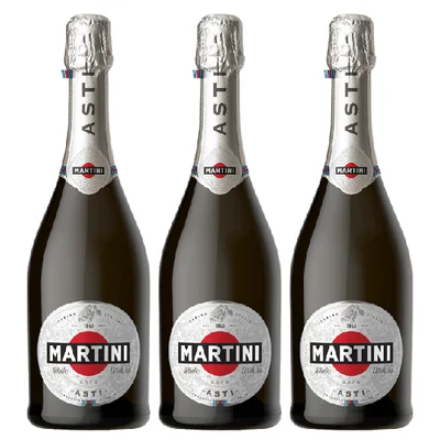 Espumante Martini Asti Botella 750cc X3