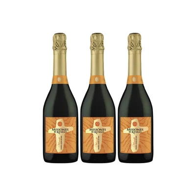 Espumante Misiones De Rengo Moscato Botella 750cc X3