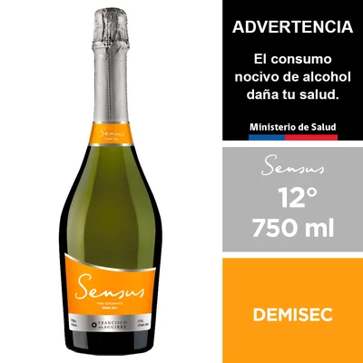 Espumante Sensus Demisec 12° 750 Ml.