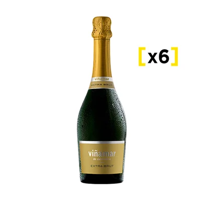 Espumante Viñamar Extra Brut Botella 750cc X6