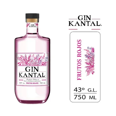 Gin Kantal Frutos Rojos 43˚ - 750ml