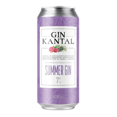 Gin Kantal Summer 7° Lata 473cc