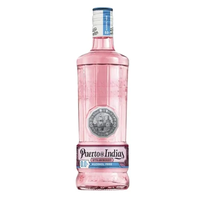 Gin Sin Alcohol Puerto de Indias Strawberry 0,0% - Alcohol Free 700ml