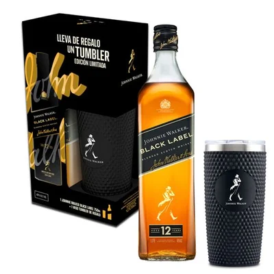 KIT Whisky Johnnie Walker Black Label 40° 750cc + Tumbler
