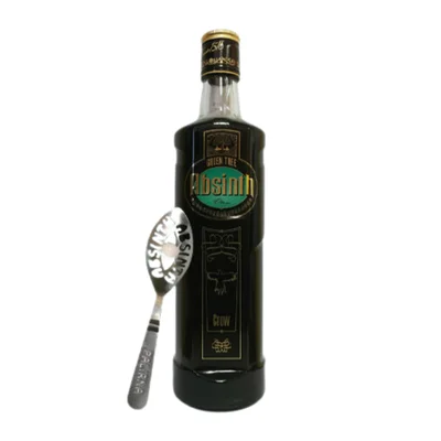 Licor Absenta Absinth - Crow 70° 500ml + Cuchara