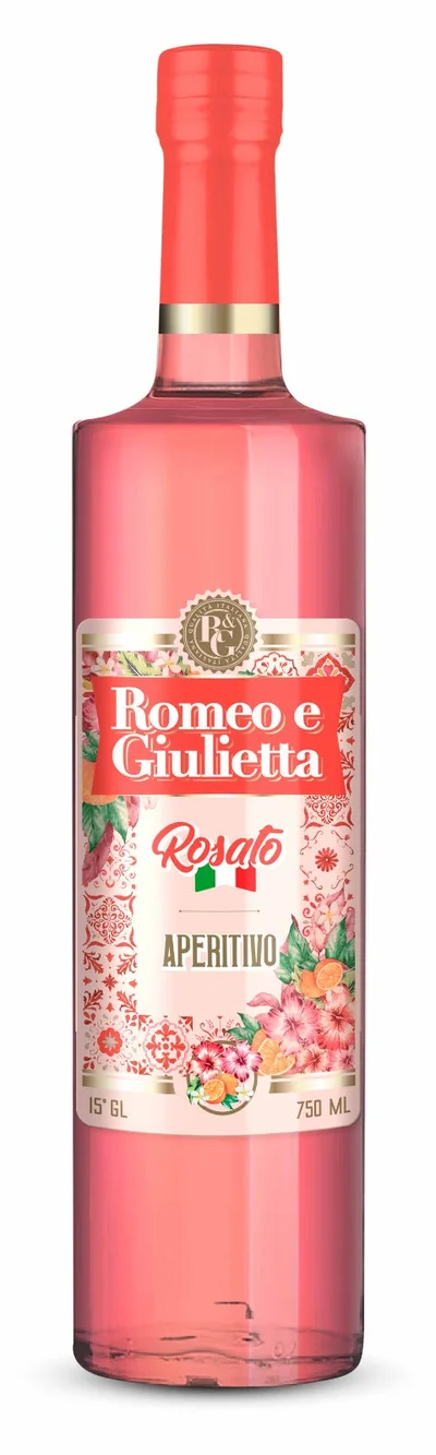 Licor Aperitivo Rosato Romeo E Giulietta 750cc