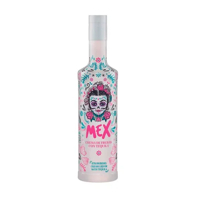 Licor Crema Fresas con Tequila Mex 15° 700cc