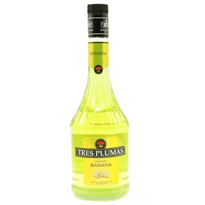 Licor de Banana Tres Plumas 750cc