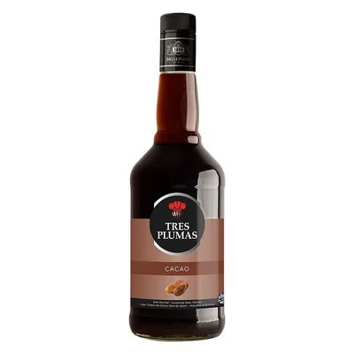 Licor de Cacao 24º Tres Plumas 700cc