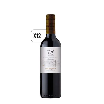 Pack 12x Vino Undurraga T.h. Cabernet Sauvignon Cauquenes 375cc