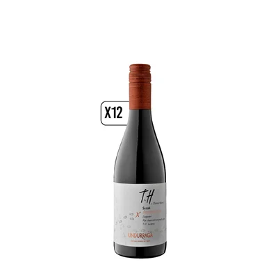 Pack 12x Vino Undurraga T.h. Syrah Cauquenes 375cc