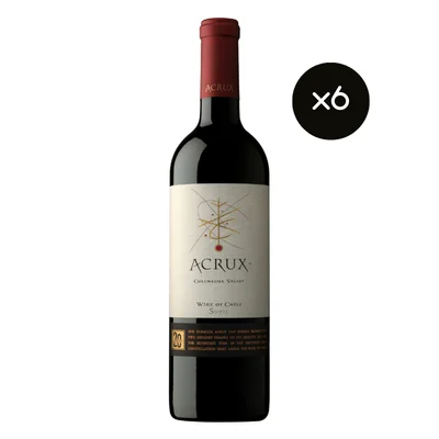 Pack 6 Vinos Acrux Blend Ensamblaje Sutil 750cc ($14.990 c/u)