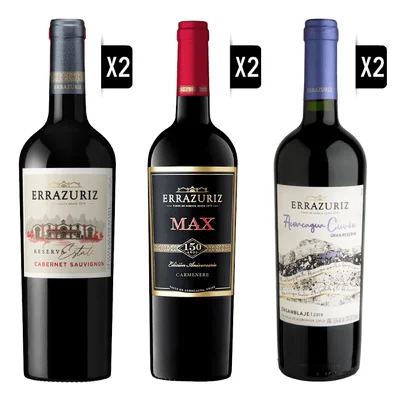 Pack 6x Vino Errazuriz