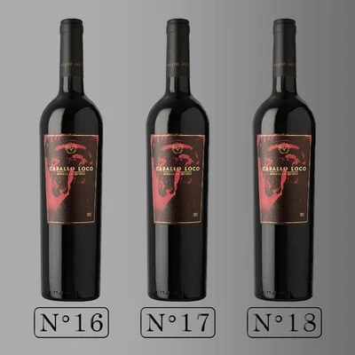 Pack Caballo Loco Numerado Icono N° 16 , N° 17 Y N° 18