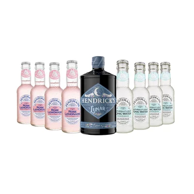 Pack Gin Hendricks Lunar + 8x Agua Tónica Fentimans 200cc