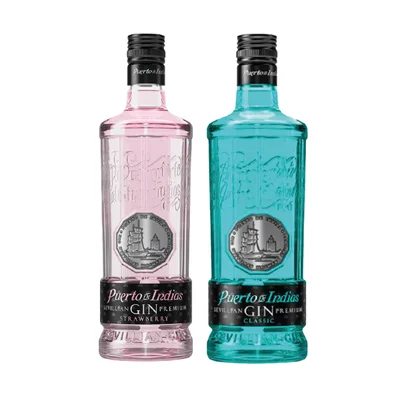 Pack Gin Puerto De Indias Classic + Strawberry 700cc