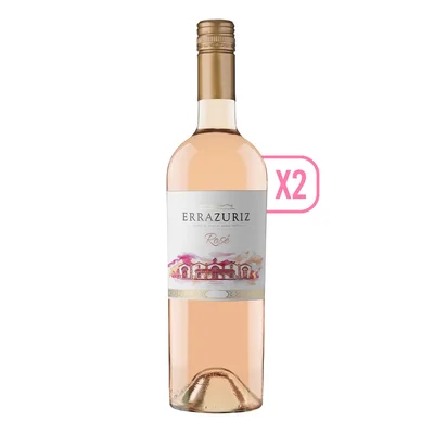 Pack Vino 2x Errazuriz Estate Rosé 750cc