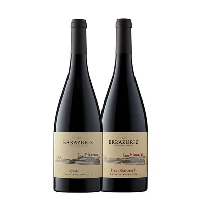 Pack Vino Errázuriz Las Pizarras Pinot Noir 2018 + Vino Errázuriz Las Pizarras Syrah 2018