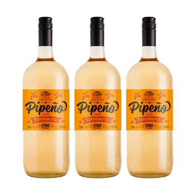 Pack x3 Vino Pipeño Casa Grande 1.5lt ($2.990 c/u)