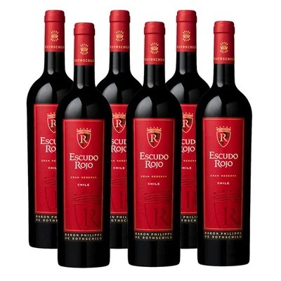 Pack X6 Escudo Rojo Gran Reserva Blend 750 Ml