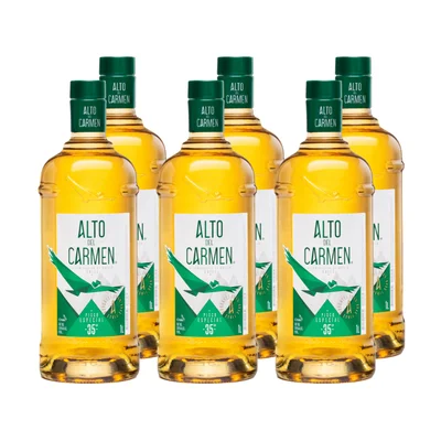 Pisco Alto del Carmen 35° 1 Lt. X6 ($5.748 c/u)