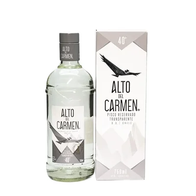 Pisco Alto del Carmen 40° Transparente 750cc