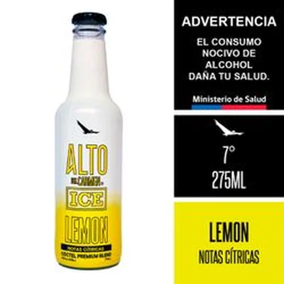 Pisco Alto del Carmen Fresh 7° Botella 275 cc