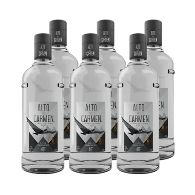 Pisco Alto del Carmen Transparente 40° 750cc x6 ($5.490 c/u)