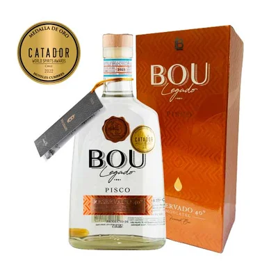 Pisco Bou Legado Reservado Blanco 40º 750 ml