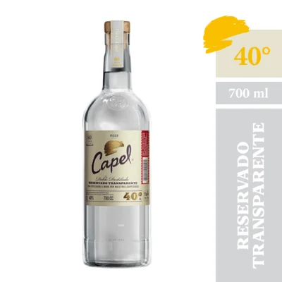 Pisco Capel 40˚ Doble Destilado - Reservado Transparente - 700ml