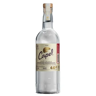 Pisco Capel Reservado Transparente 40° Botella 700cc