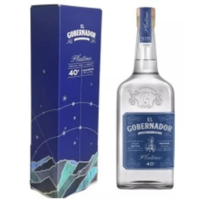 Pisco El Gobernador Platino 40 grados, Valle del Limarí 700 ml