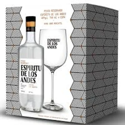 Pisco Espíritu De los Andes 40° 750cc