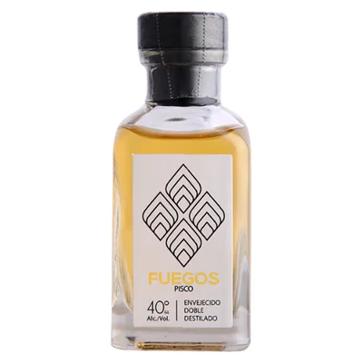 Pisco Fuegos Envejecido 40° Miniatura 50cc