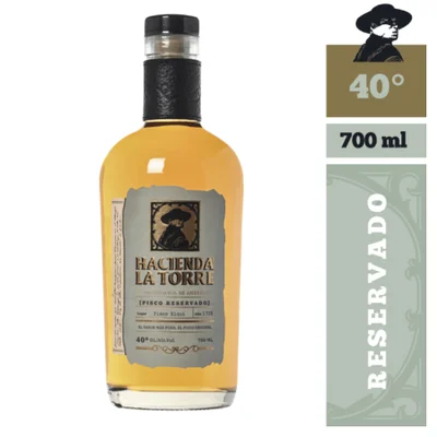 Pisco Hacienda La Torre Reservado 40° 700ml