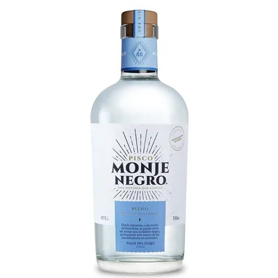 Pisco Monje Negro Transparente 700cc