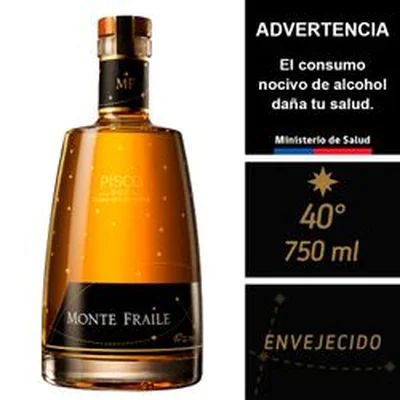Pisco Monte Fraile Reservado 40° 750 cc