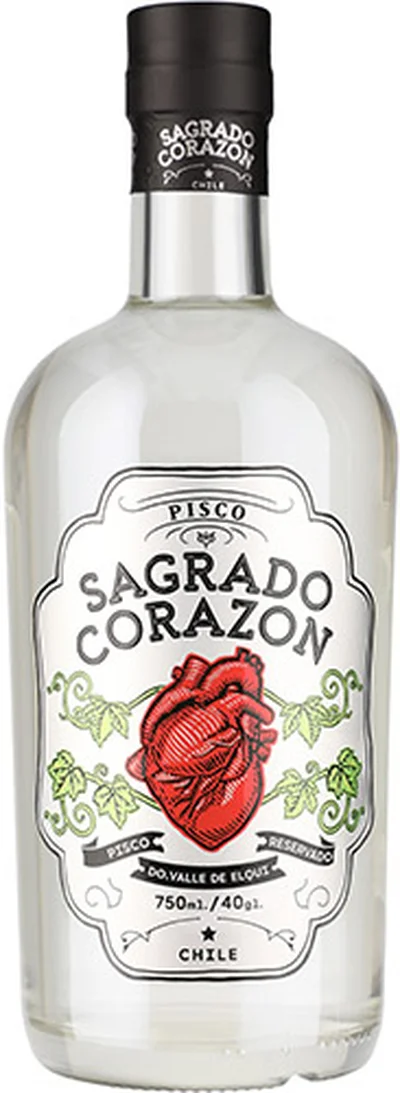 Pisco Sagrado Corazon Reservado Transparente 40° 750cc