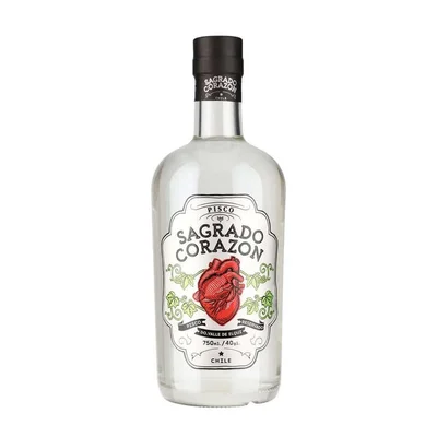 Pisco Sagrado Corazón Transparente 750cc 40ºalc.
