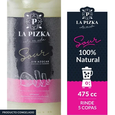 Pisco sour La Pizka sin azúcar 475 cc