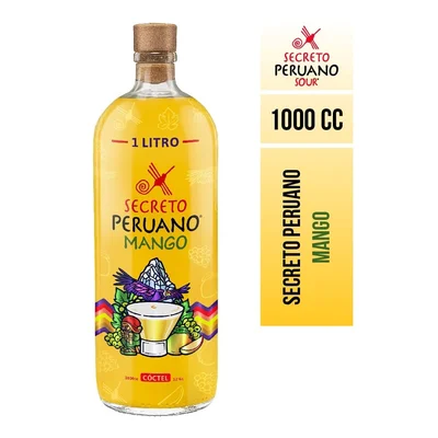 Pisco Sour Secreto Peruano mango botella 1 L