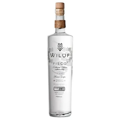 Pisco Wiluf 750cc 40°alc.
