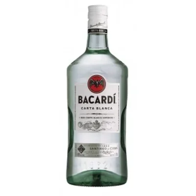 Ron Bacardi Carta Blanca Galón 1750cc