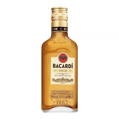 Ron Bacardi Gold 40° Petaca 200cc