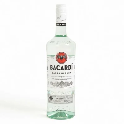 Ron blanco Bacardi superior botella 980 cc