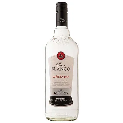 Ron Blanco Mitjans 1 lt: Ideal para Coctelería en Casa