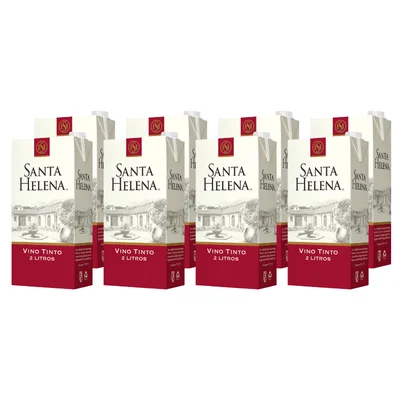 Santa Helena Vino Tinto Caja 2L x8 ($3.490 c/u)