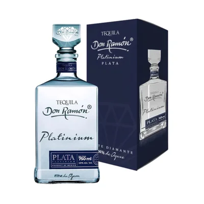Tequila Don Ramon 100 Agave Platinum Plata 750ml 40% 750cc