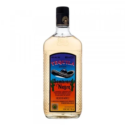 Tequila Sombrero Negro Dorado 750cc